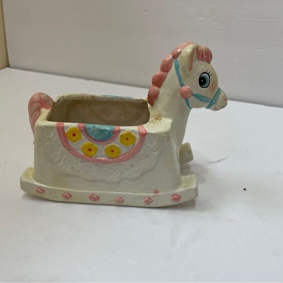 VINTAGE 70s CERAMIC NURSERY DECOR. MADE IN JAPAN. SET OF FOUR. - Picture 12 of 14